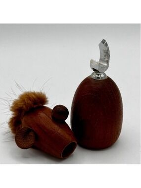 Vintage Teak Bottle Opener | Danish Mid-Century Modern Barware, Sculptural Wood